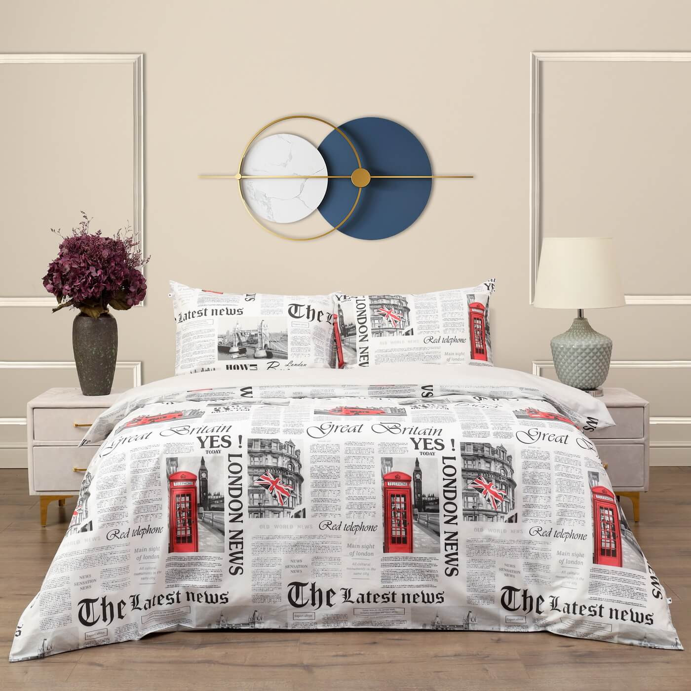 Комплект постельного белья Siberia Home Мэгги №40 Евро / Cиб-Евро-Мэг40