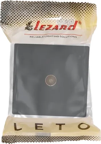 Розетка Lezard Leto 752-4200-130 (черный бархат) — фото 3