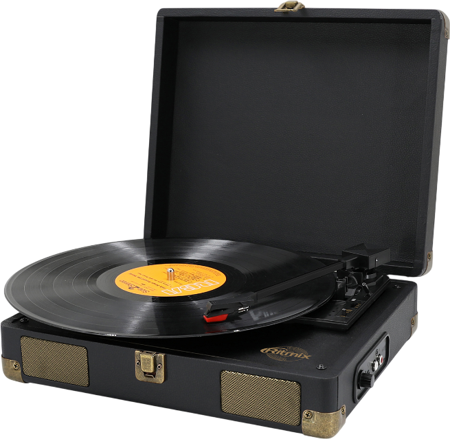 Проигрыватель виниловых пластинок Ritmix LP-100 (черный)