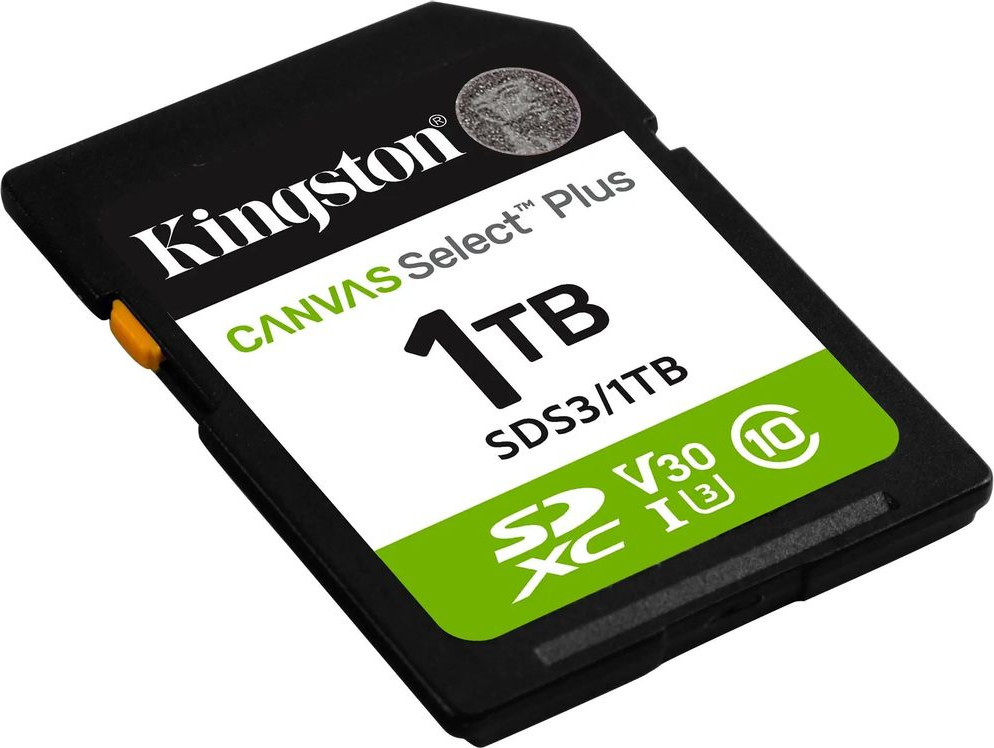 Карта памяти Kingston Canvas Select Plus V30 SDXC 1TB (SDS3/1TB) — фото 2