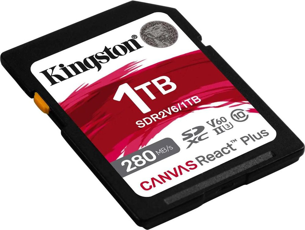 Карта памяти Kingston Canvas React Plus SDXC 1TB (SDR2V6/1TB) — фото 2