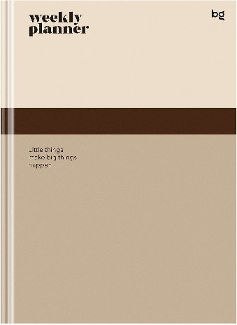 Планинг BG Школьный 1-11 кл Weekly planner. Beige / Пш5т64_лм 06330 (64л)