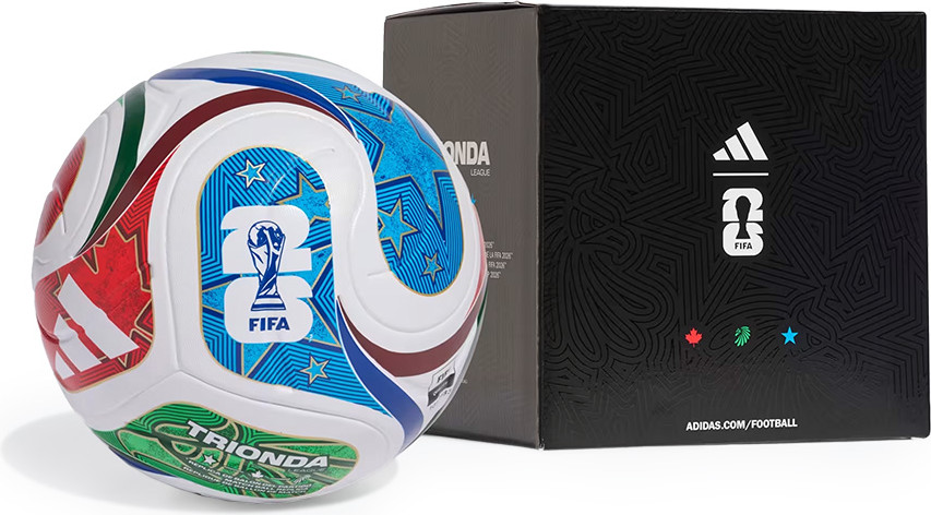 Футбольный мяч Adidas WC26 Trionda League Box / JD8045 (р.5, мультиколор) — фото 6