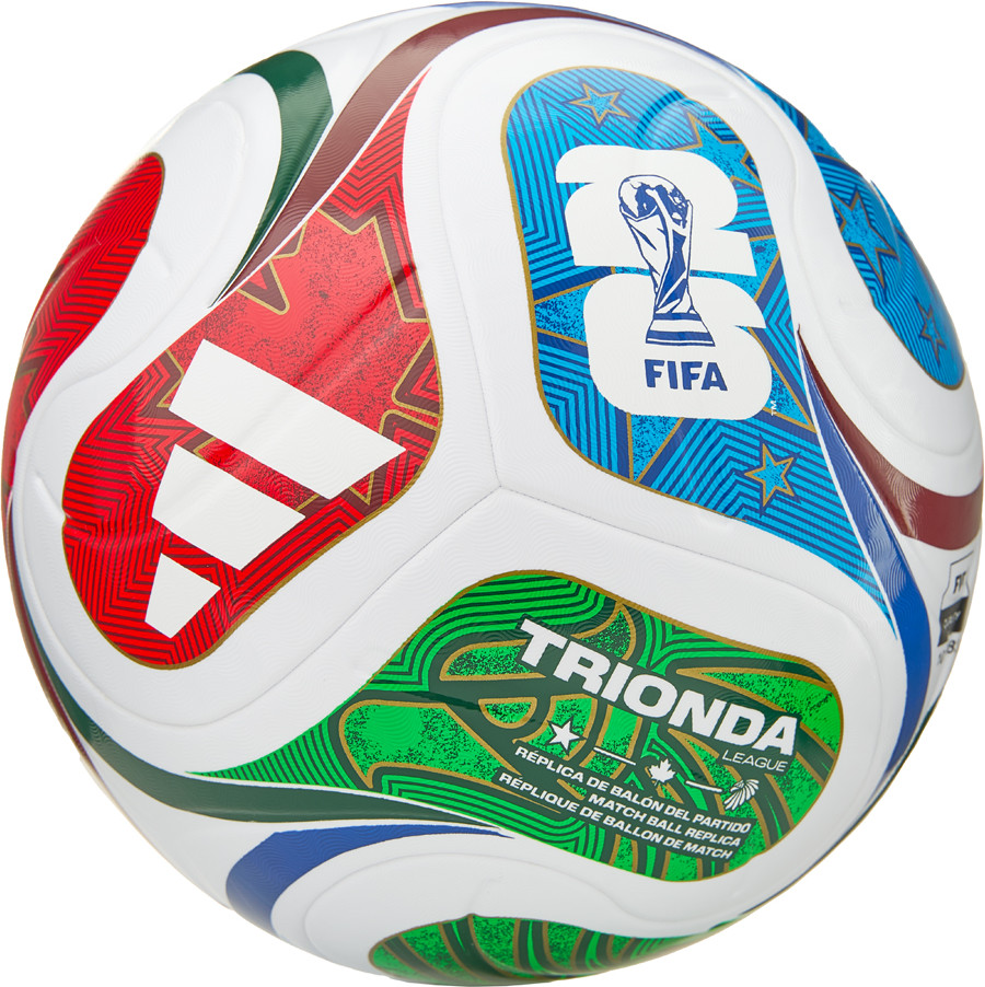 Футбольный мяч Adidas WC26 Trionda League Box / JD8045 (р.5, мультиколор) — фото 4