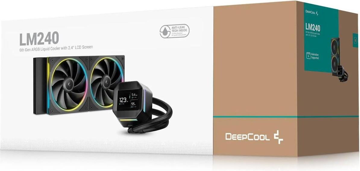 Кулер для процессора Deepcool LM240 ARGB (R-LM240-BKDMMC-1) — фото 6
