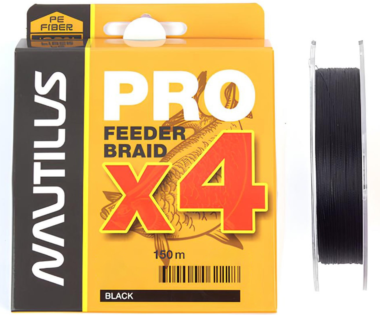 Леска плетеная NAUTILUS Pro Feeder Braid Black d-0.10 4.1кг 9lb / 06-24259520 (150м)