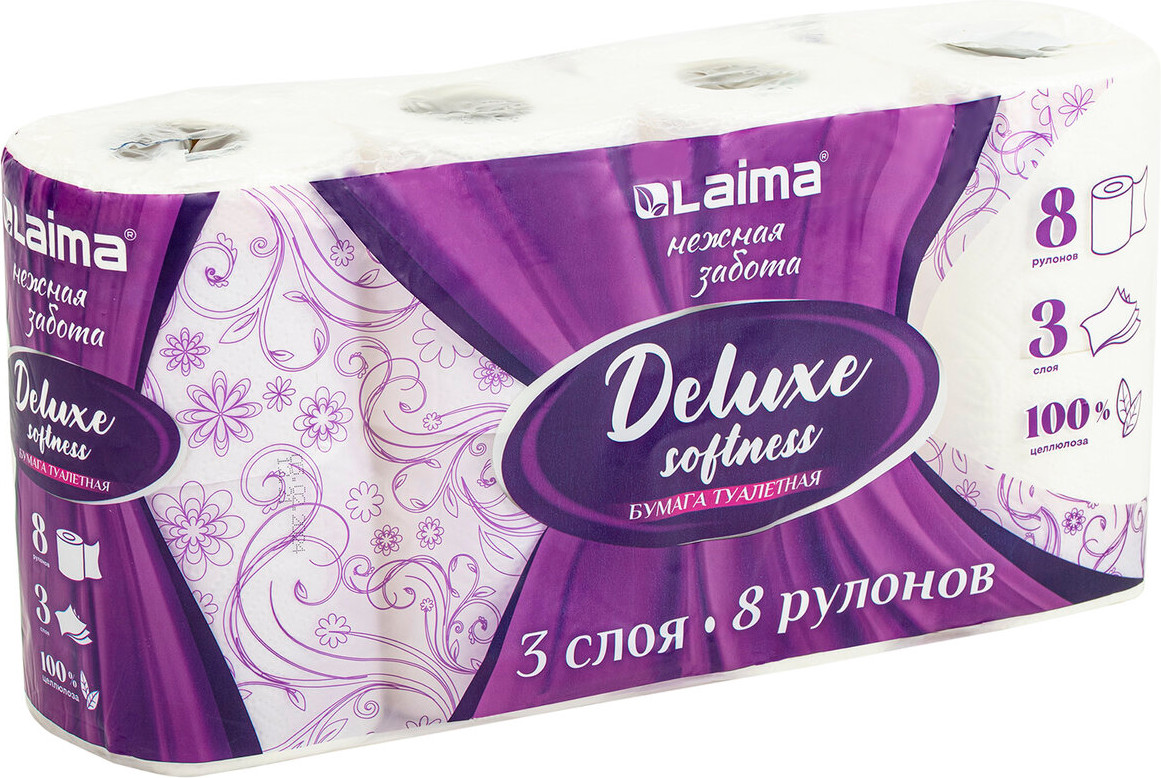 Туалетная бумага Laima Deluxe / 115396