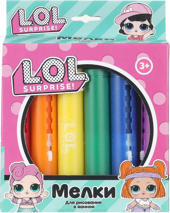Мелки для рисования в ванной Играем вместе Лол / SEW-STAR07 — фото 2