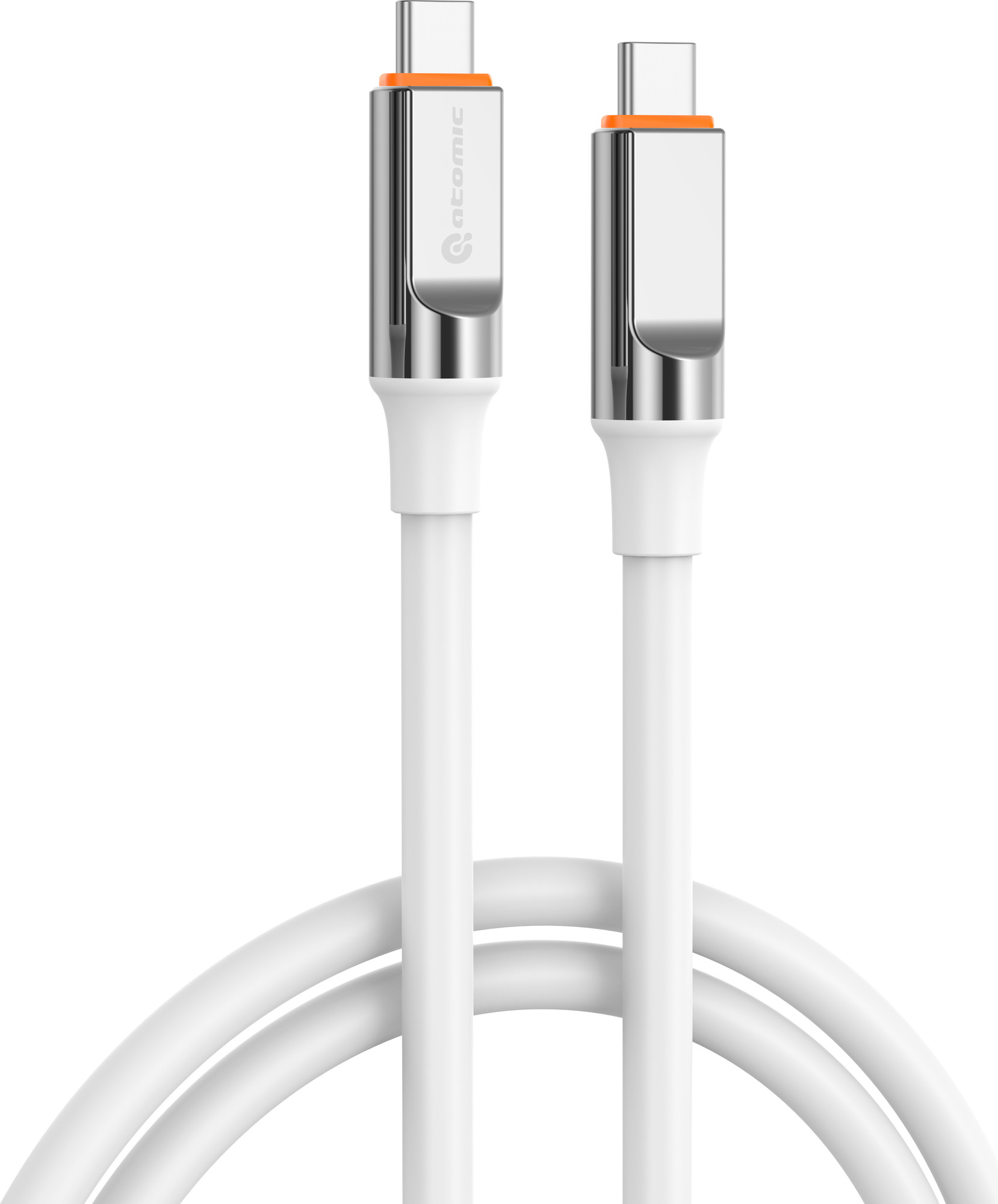 Кабель Atomic Crazy USB-C-USB-C PD 60W / 30.414 (1.5м, белый)