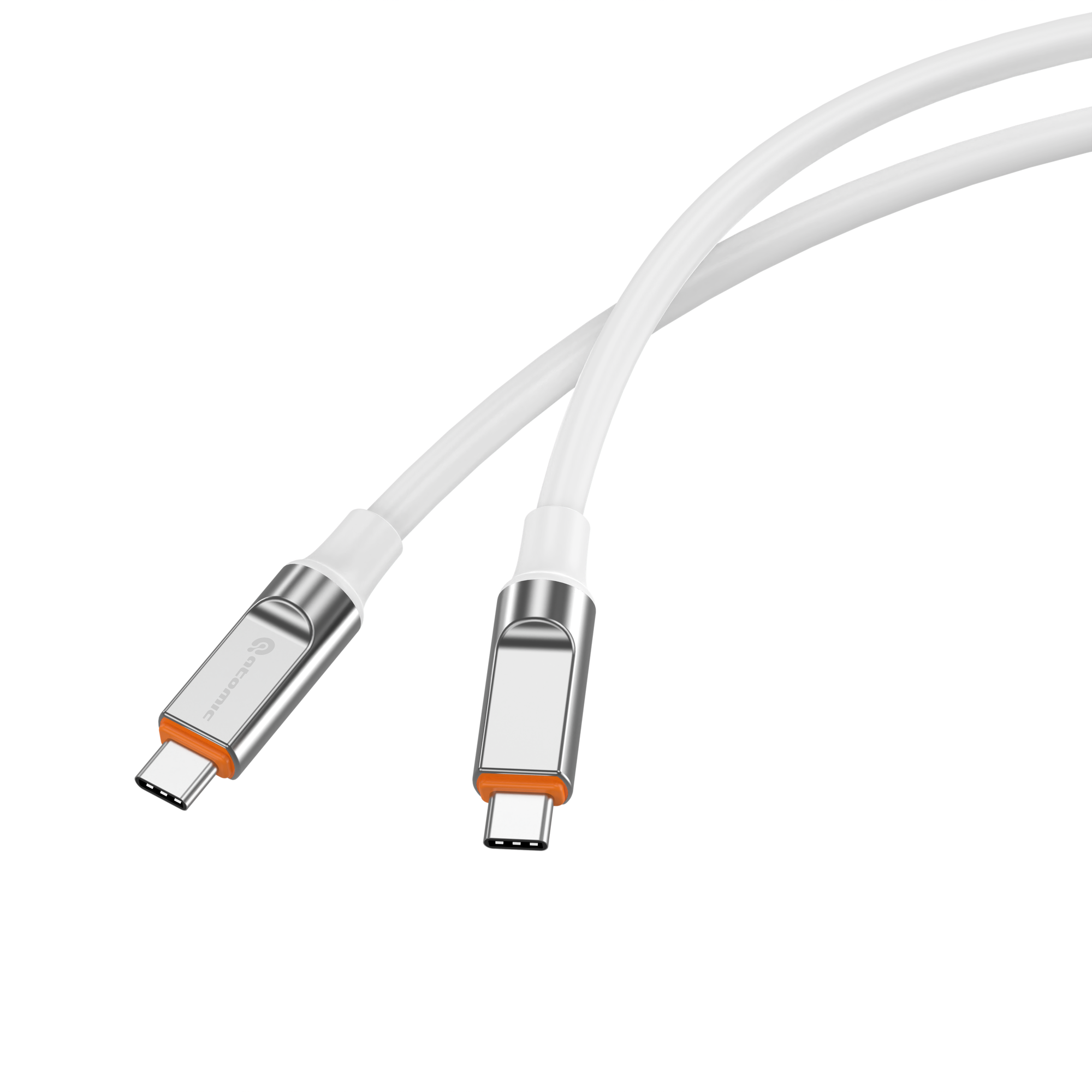 Кабель Atomic Crazy USB-C-USB-C PD 60W / 30.414 (1.5м, белый) — фото 2