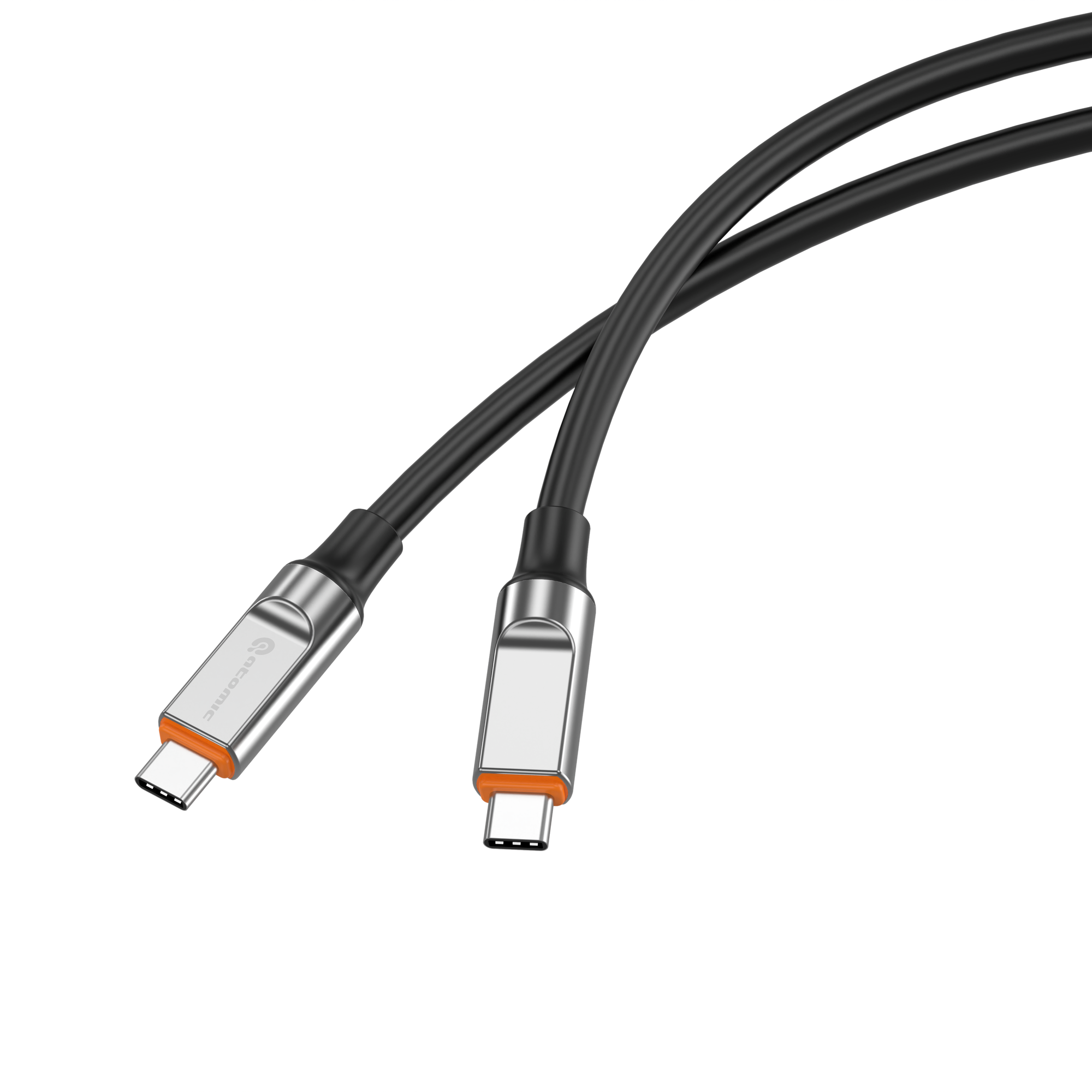 Кабель Atomic Crazy USB-C-USB-C PD 60W / 30.413 (1.5м, черный) — фото 2