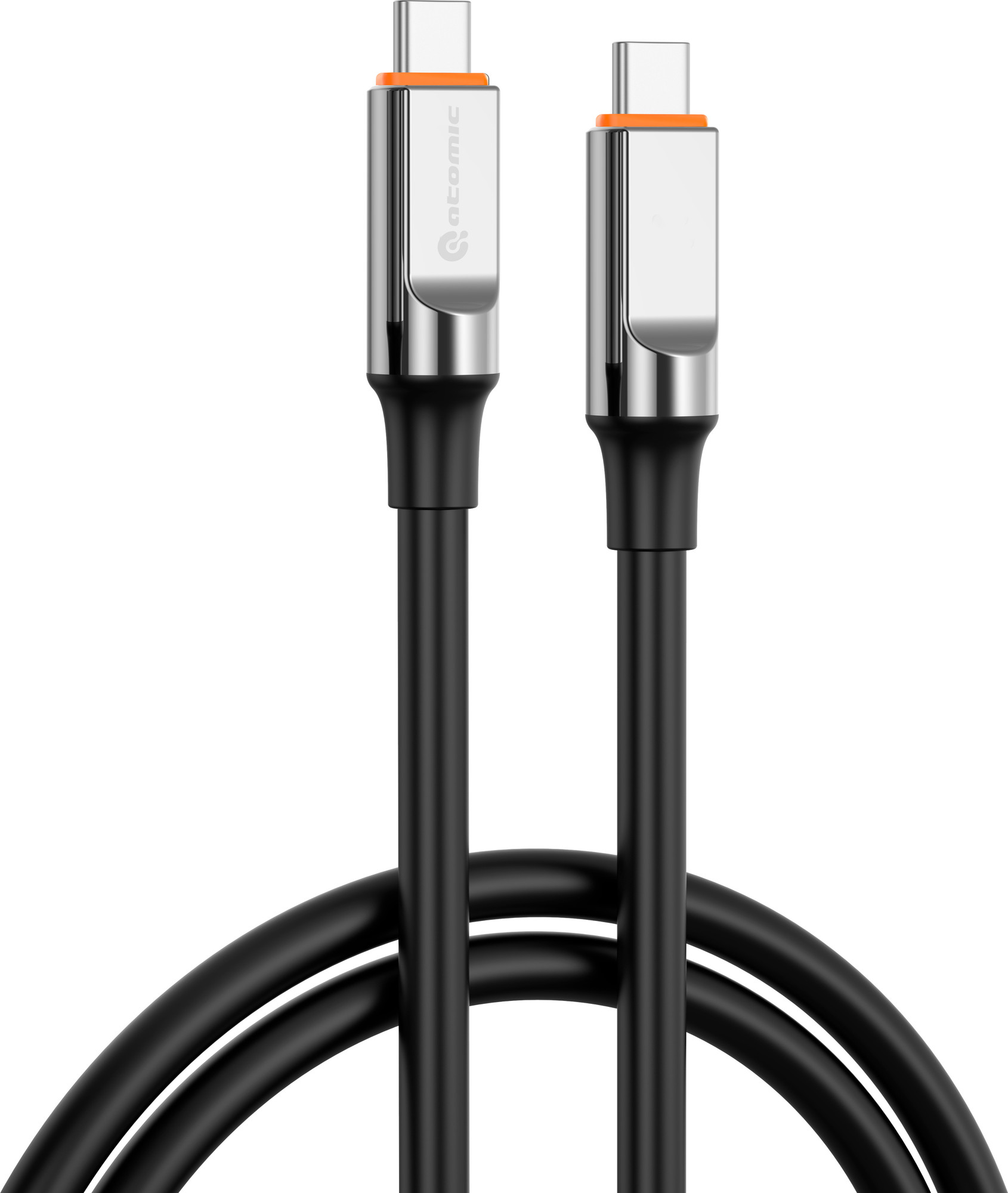 Кабель Atomic Crazy USB-C-USB-C PD 60W / 30.413 (1.5м, черный)