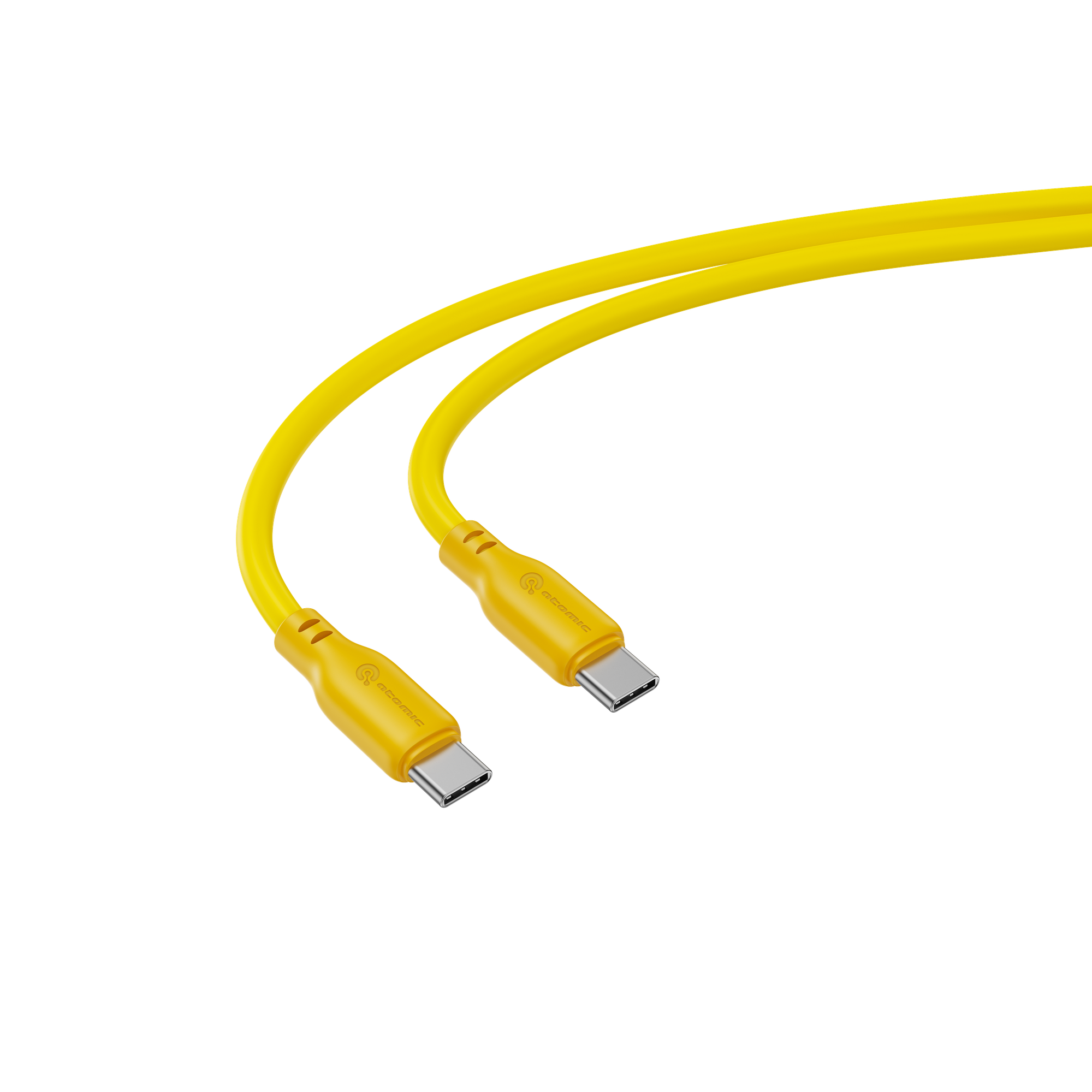 Кабель Atomic Elgato USB-C-USB-C PD 60W / 30.376 (1.5м, желтый) — фото 2