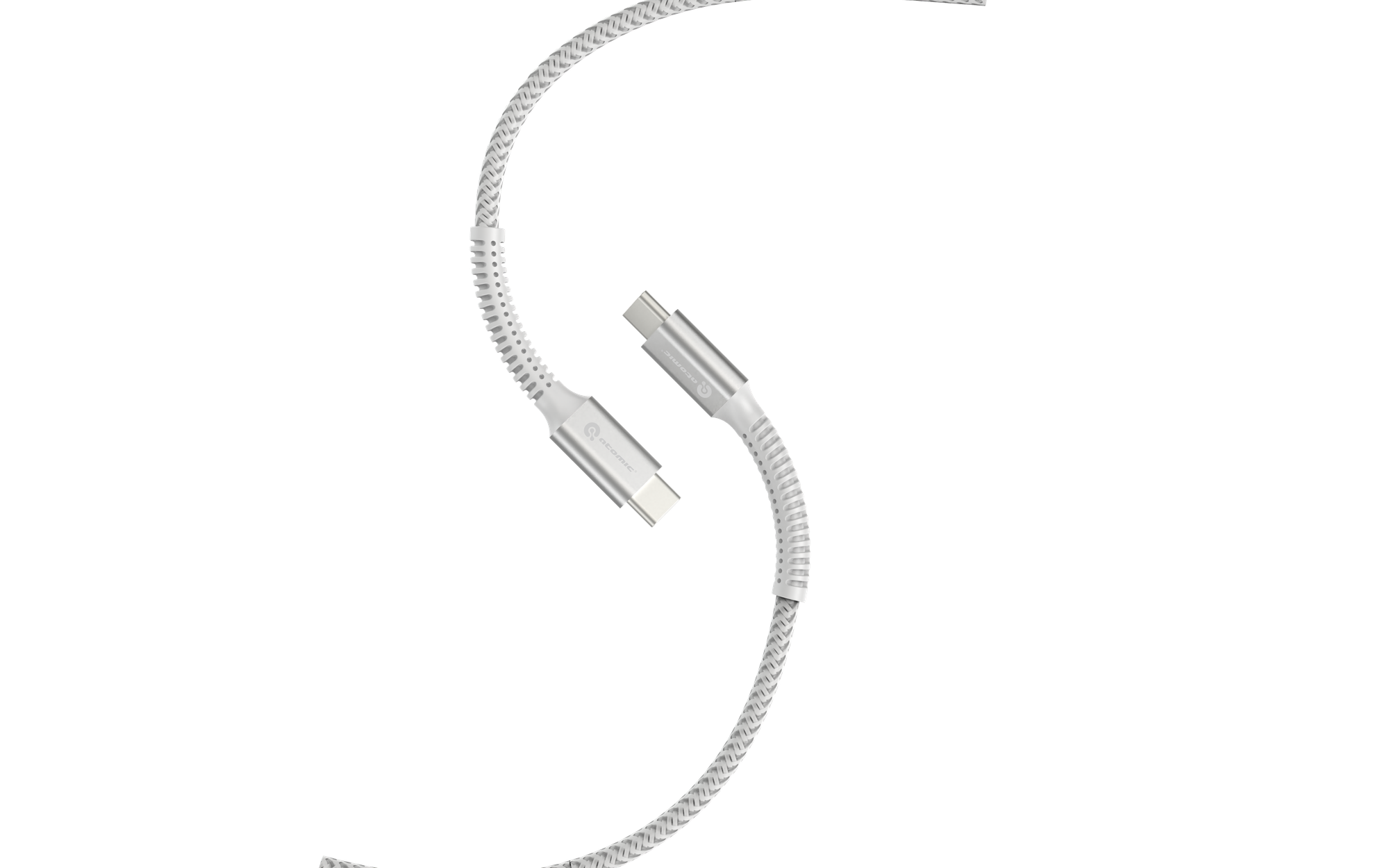 Кабель Atomic Toomuch USB-C-USB-C PD 60W / 30.364 (2м, белый) — фото 3