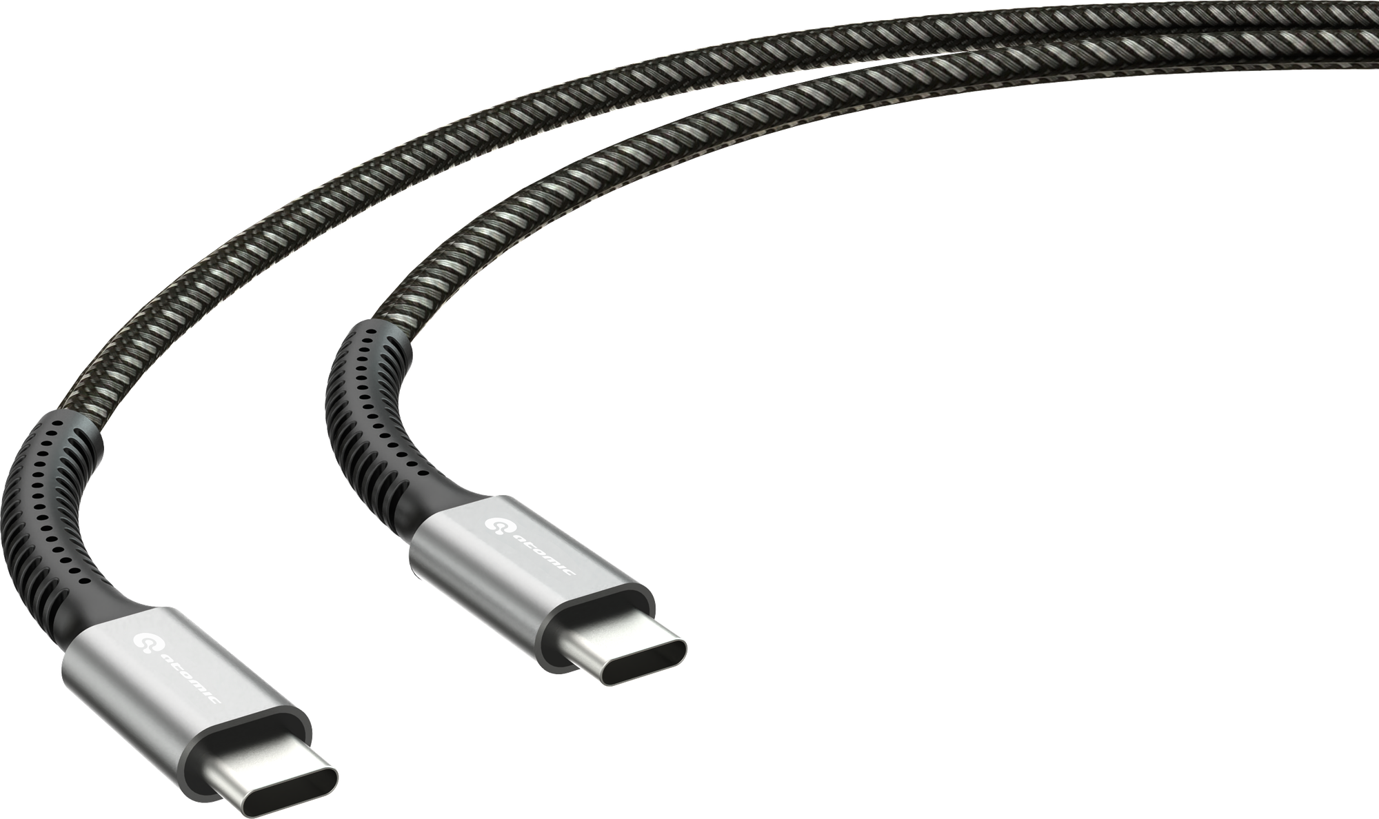 Кабель Atomic Toomuch USB-C-USB-C PD 60W / 30.363 (2м, черный)