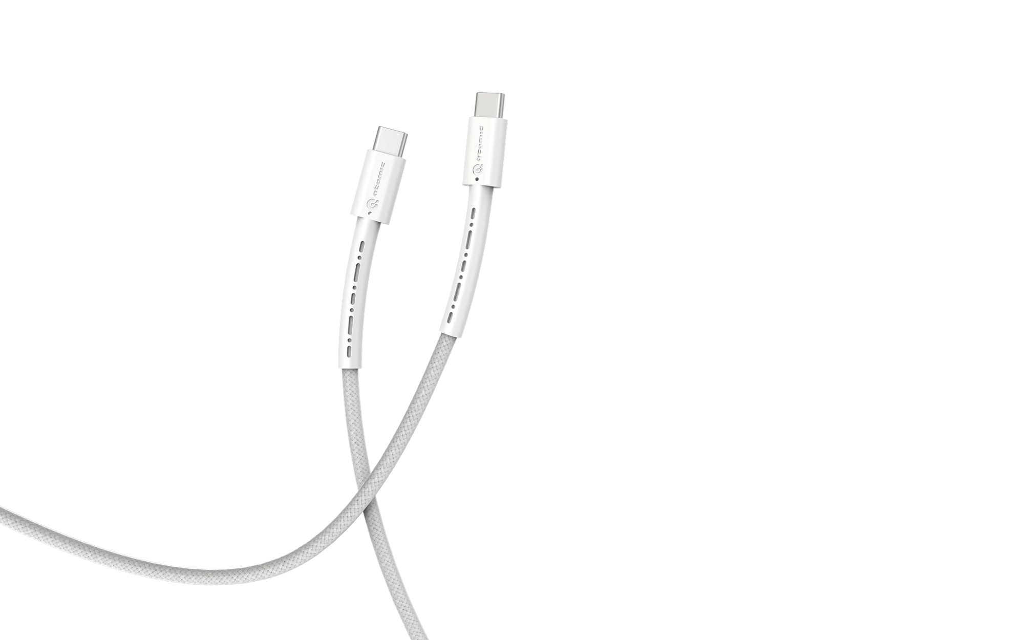 Кабель Atomic Wildcore USB-C-USB-C PD 60W / 30.366 (1.5м, белый) — фото 4