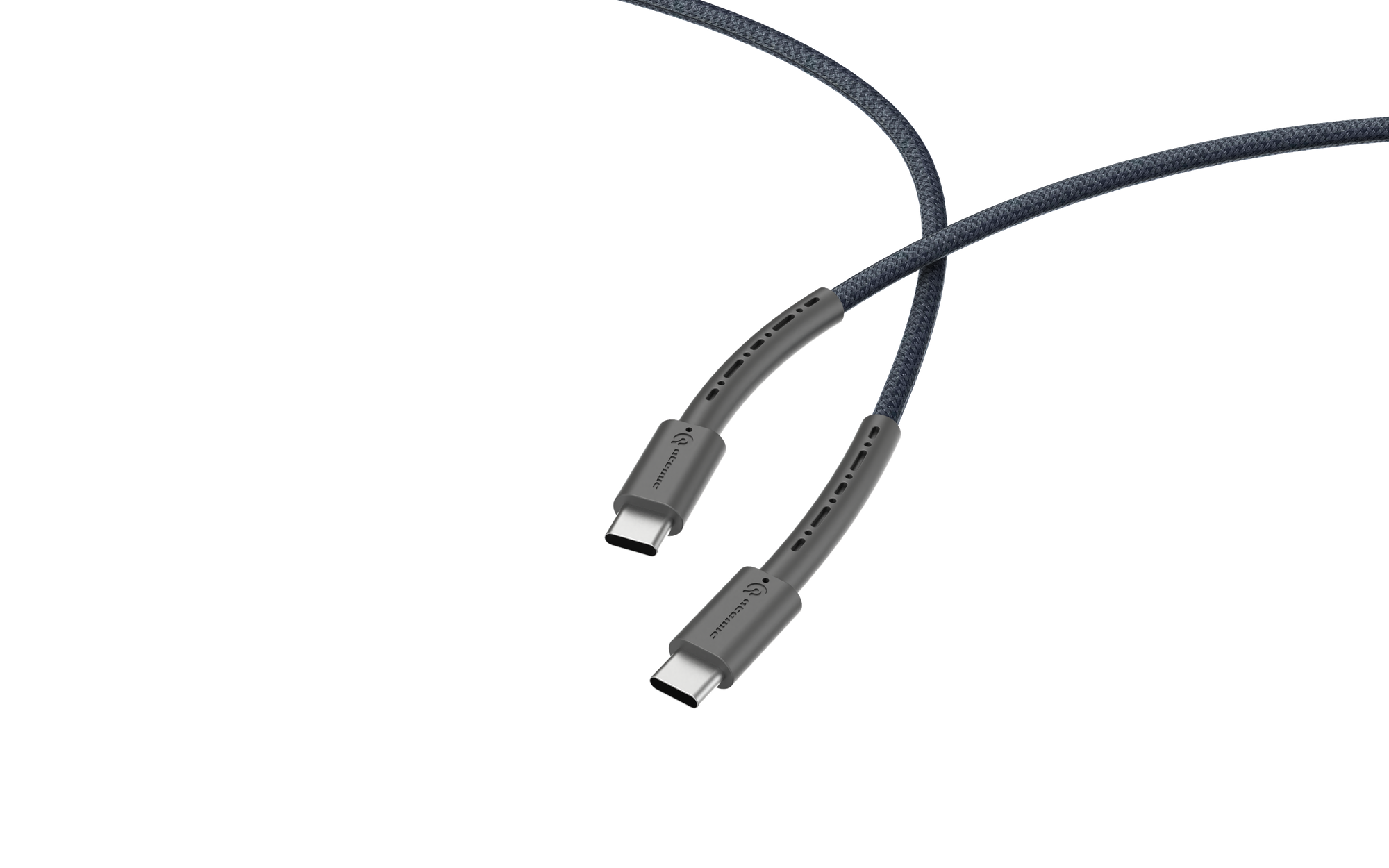 Кабель Atomic Wildcore USB-C-USB-C PD 60W / 30.365 (1.5м, темно-серый) — фото 4