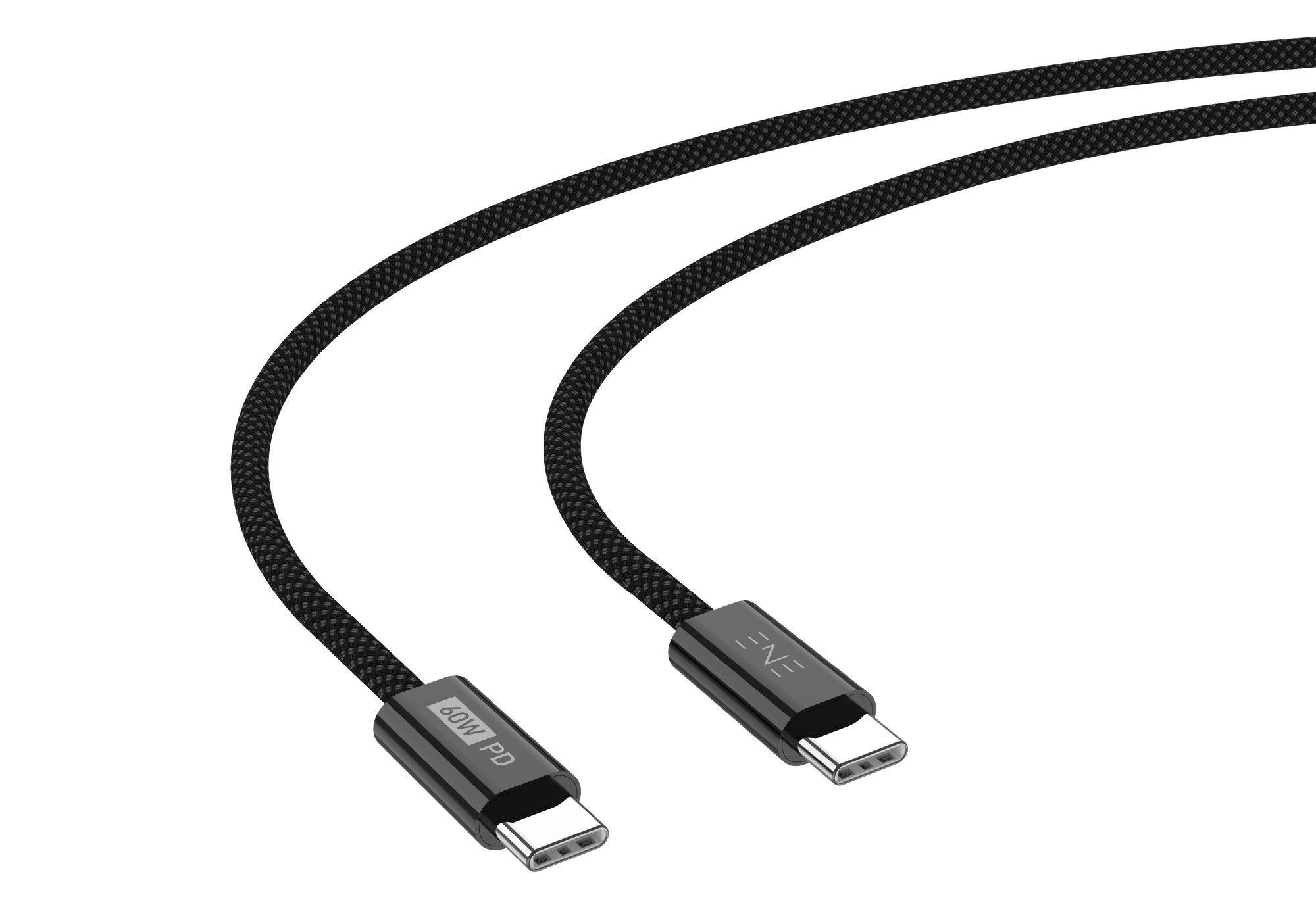 Кабель ENE Intro USB-C-USB-C PD 60W / 30.425 (1м, черный) — фото 4