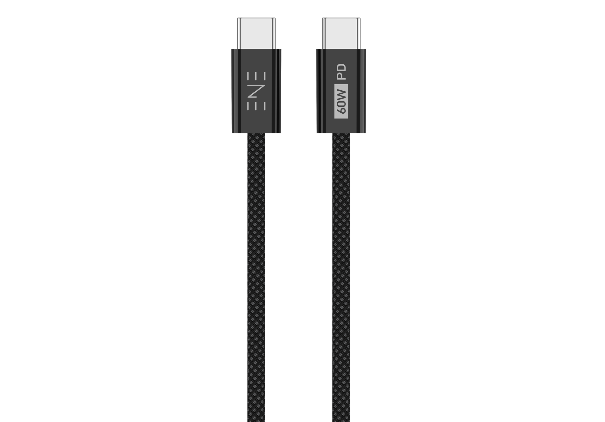 Кабель ENE Intro USB-C-USB-C PD 60W / 30.425 (1м, черный)