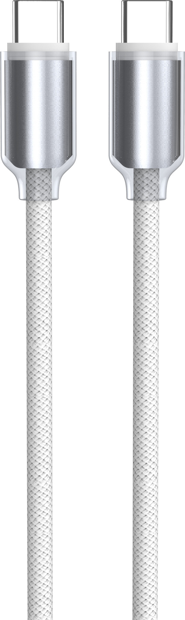 Зарядное устройство сетевое Atomic Crystal G351 GAN 35W USB A+C с кабелем USB С-С / 10.192 (синий) — фото 3