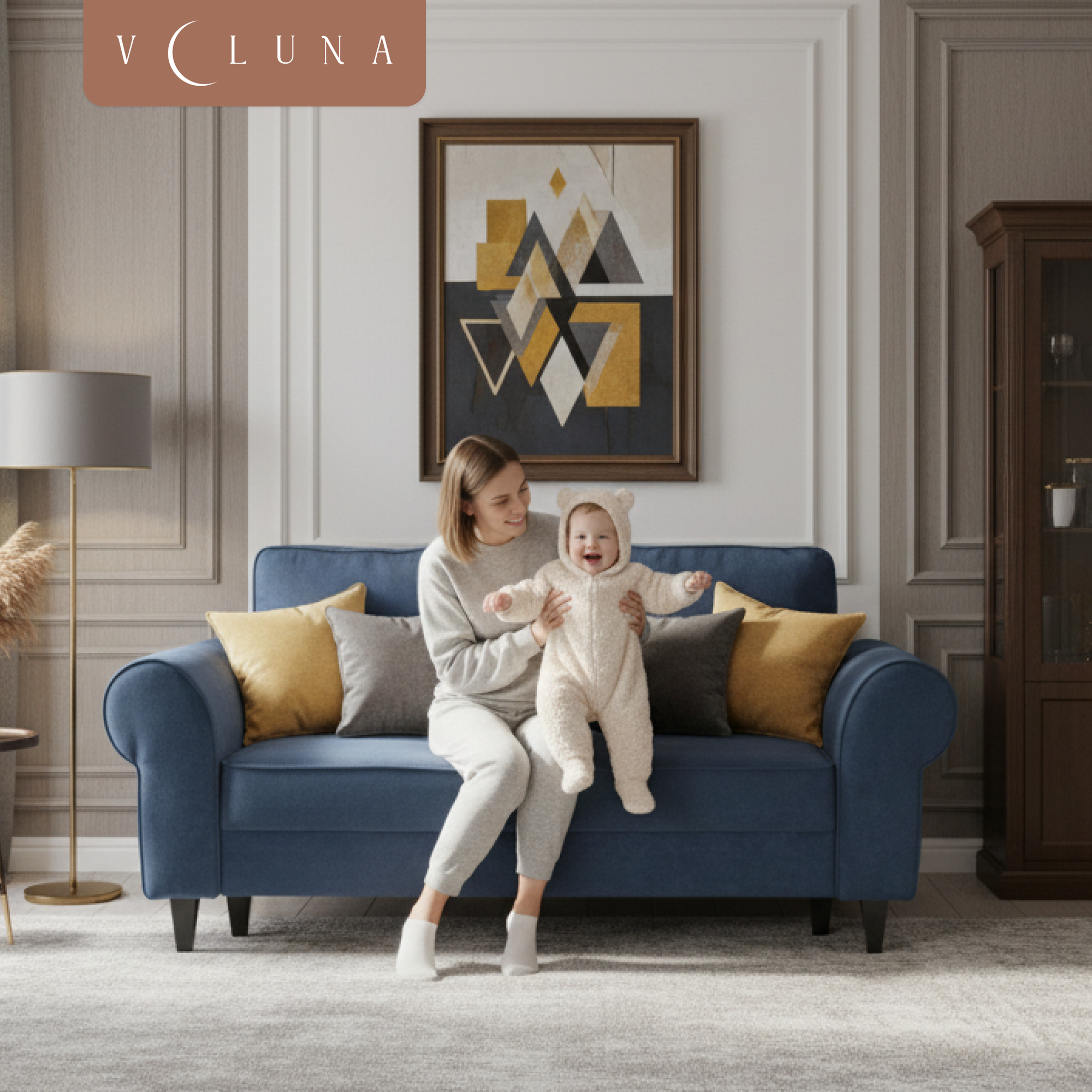 Диван VELUNA Гизела 140 (Beverly Jeans) — фото 6