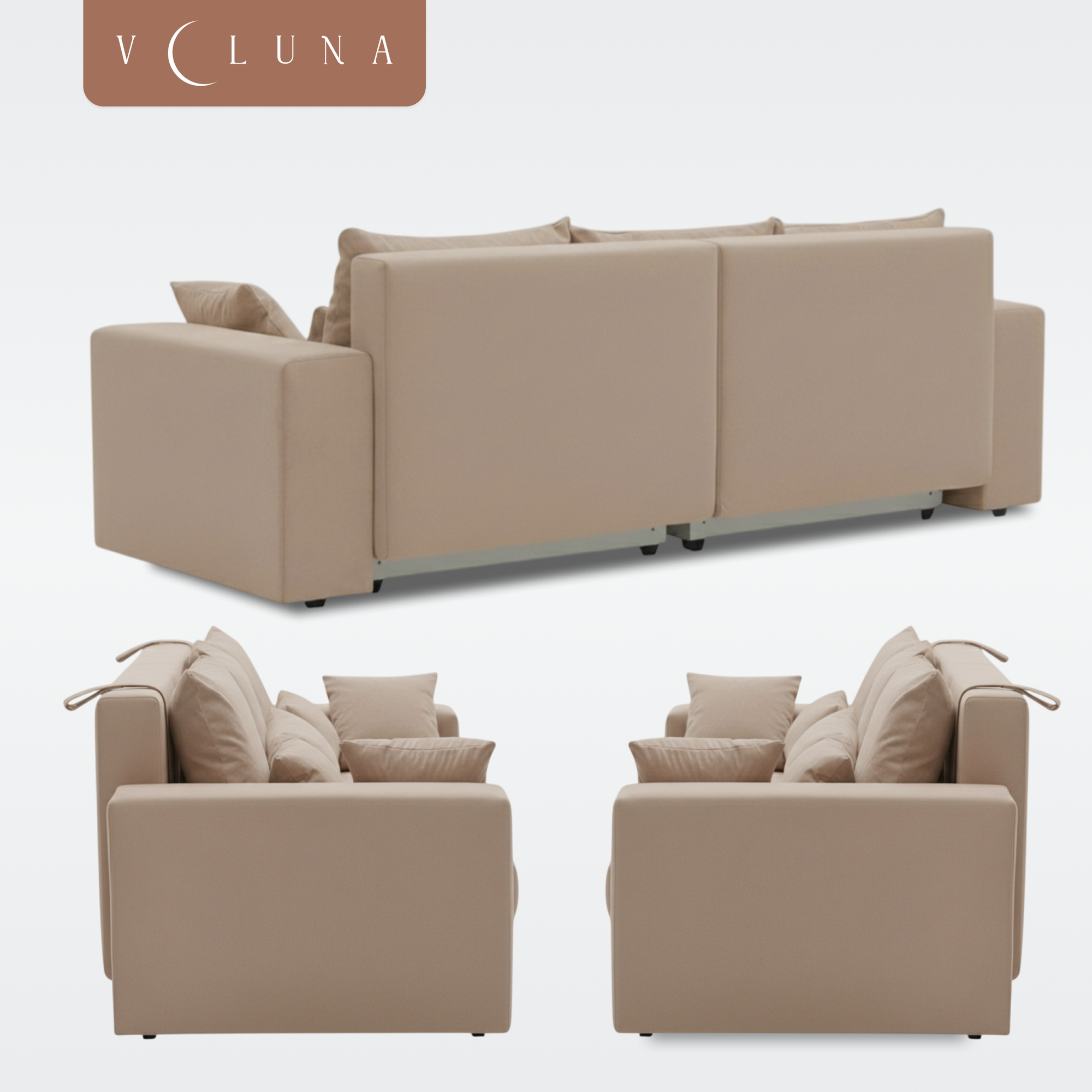 Диван VELUNA Майами (Beverly Beige) — фото 6