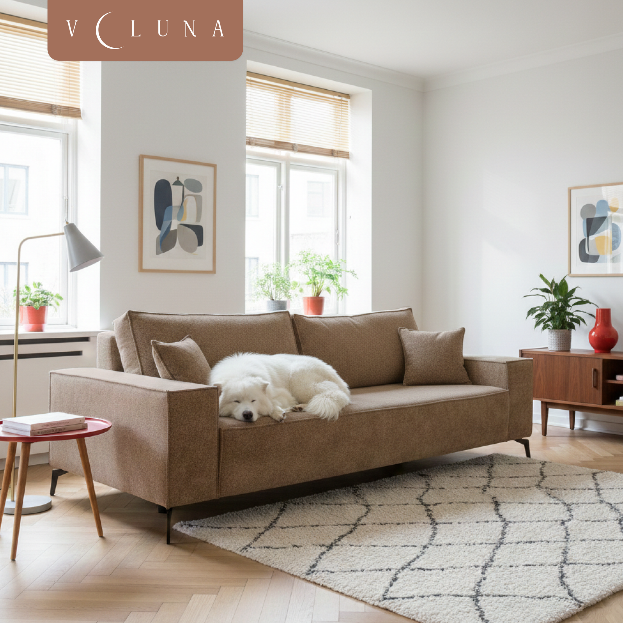 Диван VELUNA Раушен (Erika Brown) — фото 5
