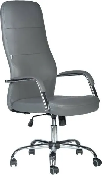 Кресло офисное King Style SHL-16-2 Glance PU Chrome (экокожа, серый)