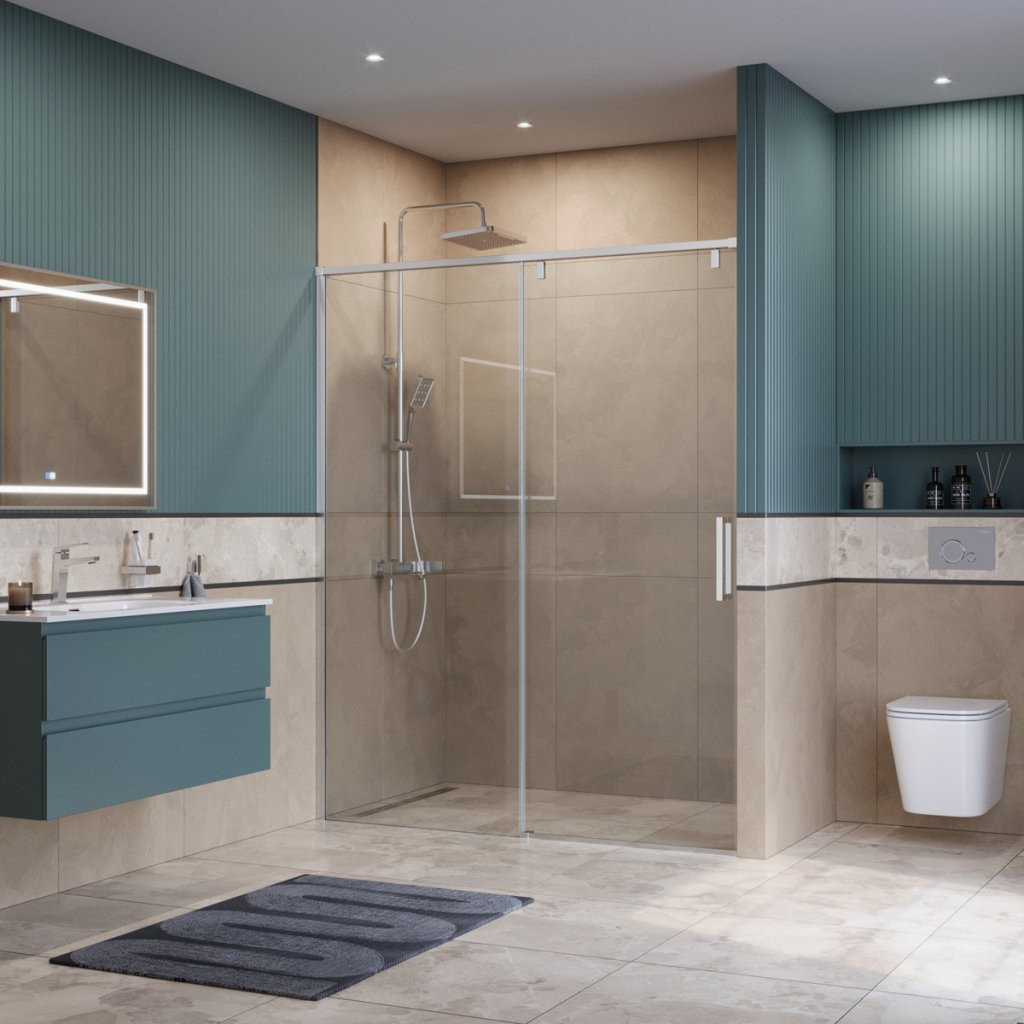 Душевая дверь BelBagno SOFT_CLOSE-1-BF-1-160-C-Cr — фото 2