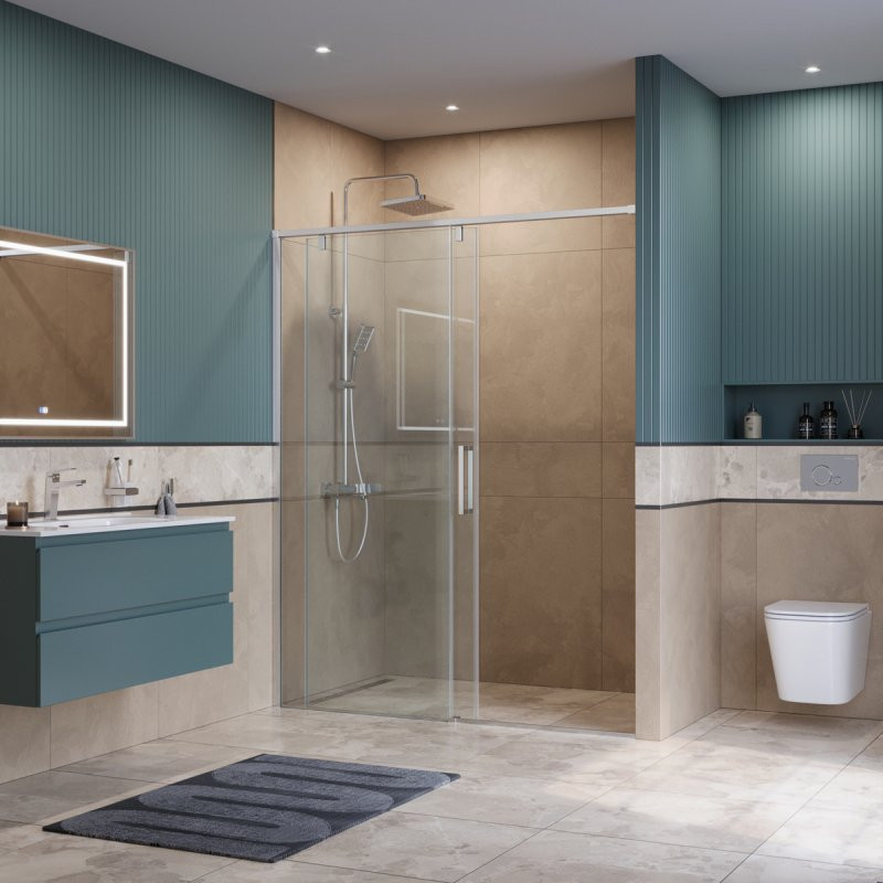 Душевая дверь BelBagno SOFT_CLOSE-1-BF-1-160-C-Cr — фото 3