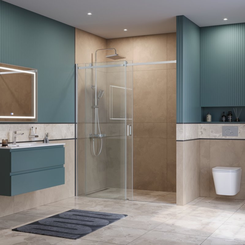 Душевая дверь BelBagno SOFT_CLOSE-2-BF-1-100-C-Cr — фото 3
