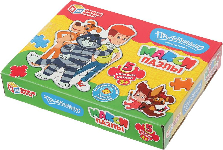 Развивающая игра Умные игры Макси Союзмультфильм Простоквашино / 4630395014113 — фото 4