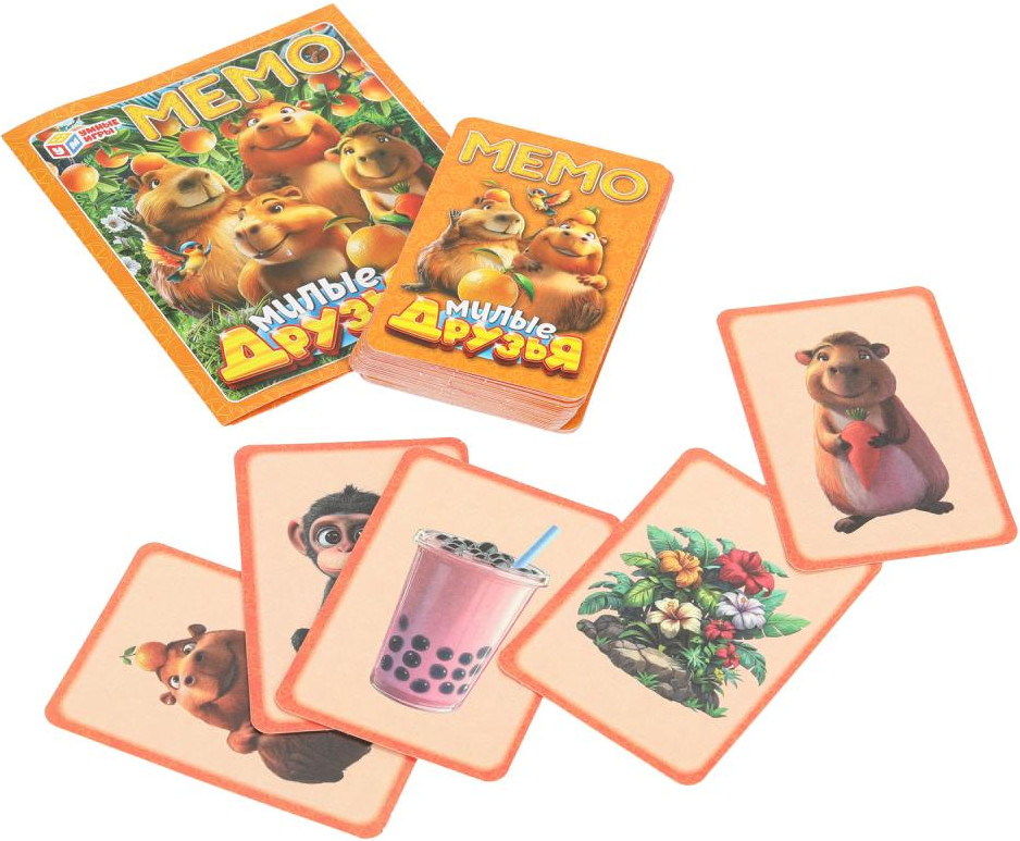 Настольная игра Умные игры Мемо Милые друзья / 4630395036306 — фото 2