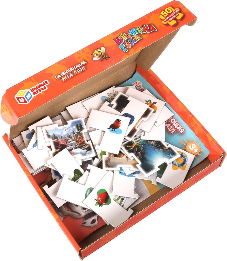 Развивающая игра Умные игры Времена года / 4660254450851 — фото 6