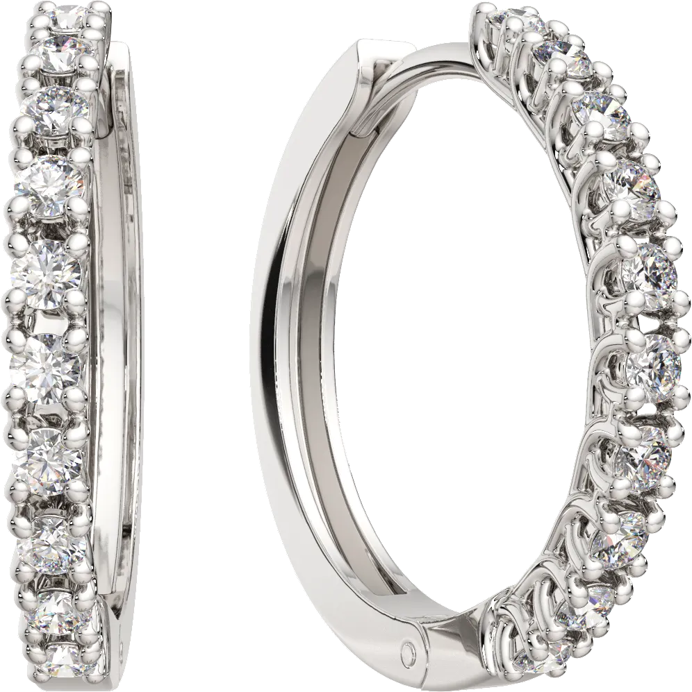 Серьги из белого золота ZORKA 3D00424.14K.W (с бриллиантами)