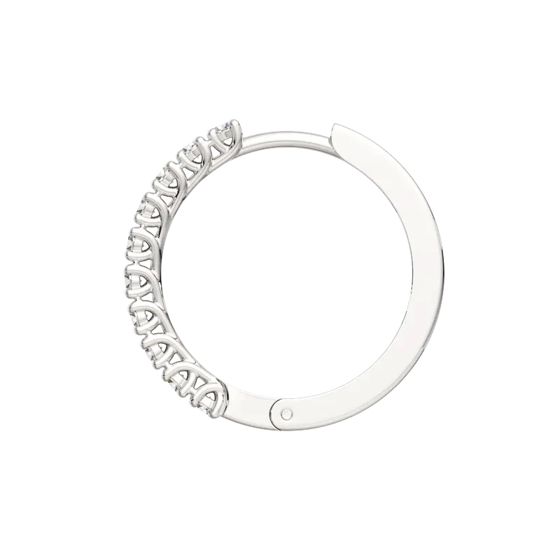 Серьги из белого золота ZORKA 3D00424.14K.W (с бриллиантами) — фото 2