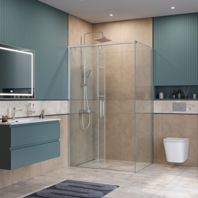 Душевой уголок BelBagno SOFT_CLOSE-1-AH-1-120/90-C-Cr — фото 3