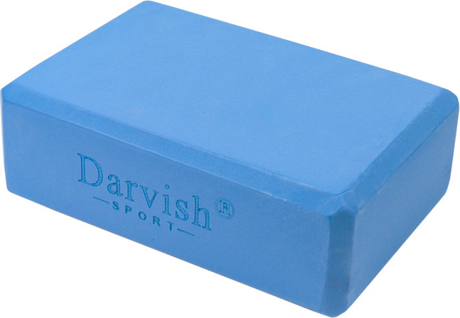 Блок для йоги Darvish Эва / DV-S-383-2 (голубой)