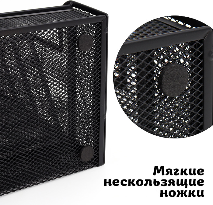 Органайзер настольный Darvish DV-15824BK (черный) — фото 4