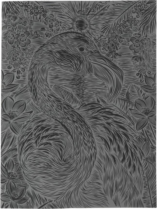 Гравюра MultiArt Скретчинг Яркий фламинго / SCR30X40-123480 — фото 3