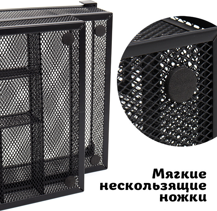 Органайзер настольный Darvish DV-15825BK (черный) — фото 5