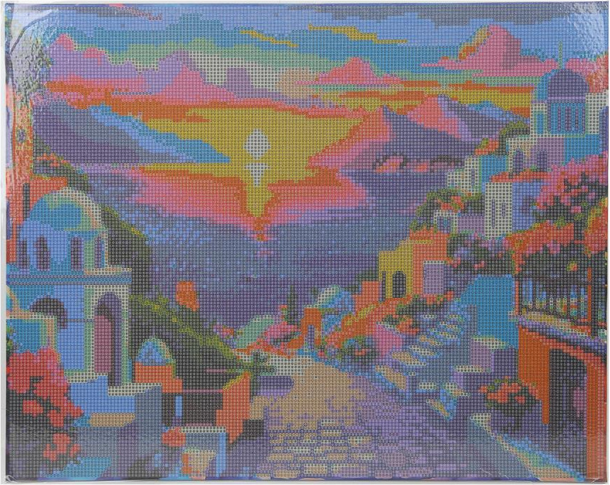 Набор алмазной вышивки MultiArt Живописная Италия / AM40X50-129514 — фото 3