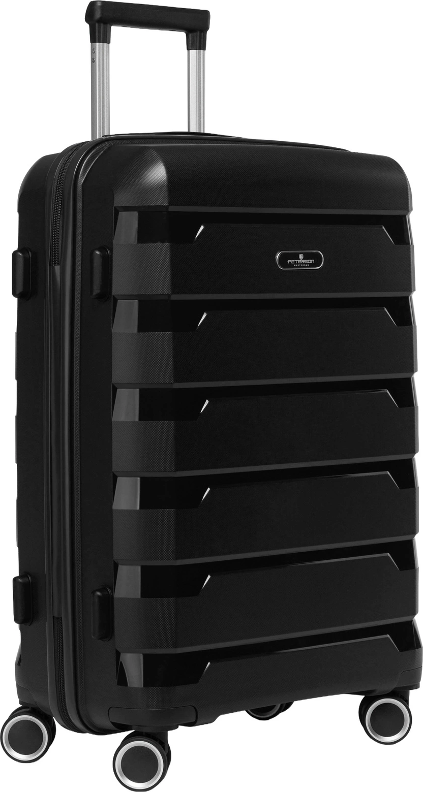 Чемодан на колесах Peterson PTN HPP-01-L (черный)