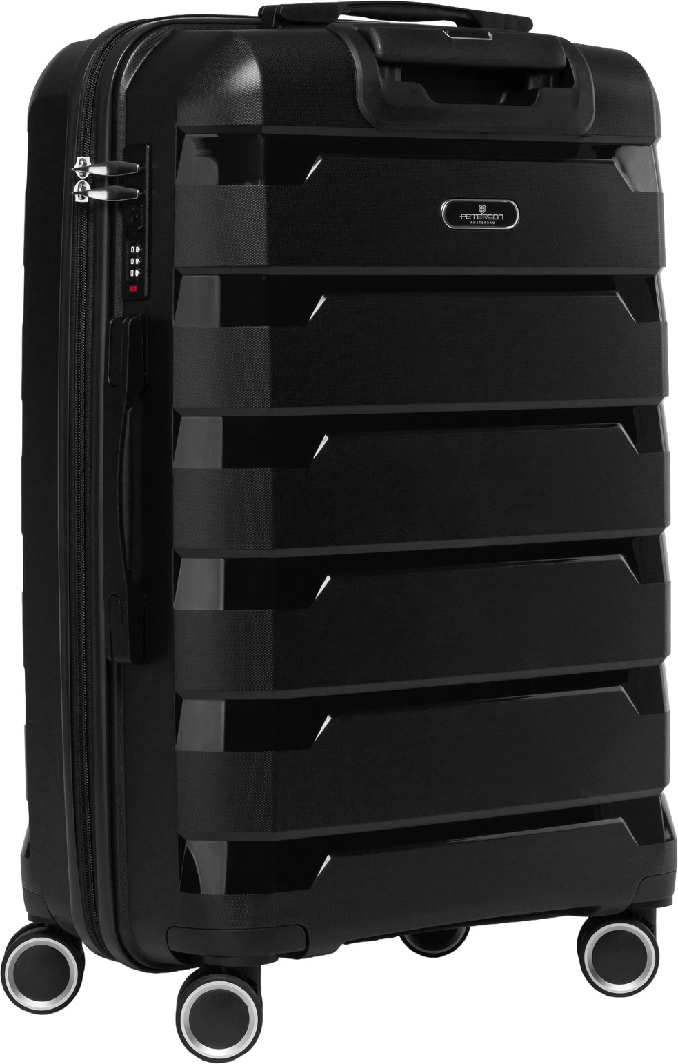 Чемодан на колесах Peterson PTN HPP-01-M (черный) — фото 3
