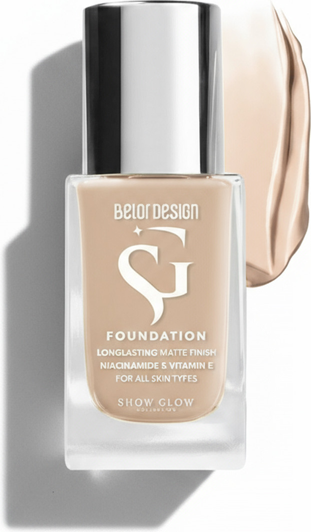 Тональный крем Belor Design Show Glow Fitfinity тон 10