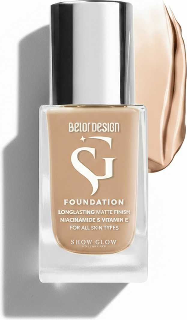 Тональный крем Belor Design Show Glow Fitfinity тон 12