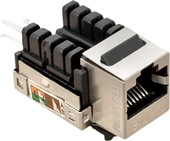Разъем для розетки EKF Teracom Pro TRP-KSTN-SOCK-90D-6FTP