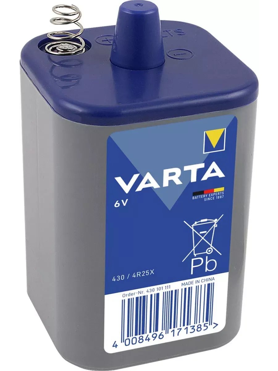 Батарейка Varta 4R25 Carbon 6V / 430 101 111