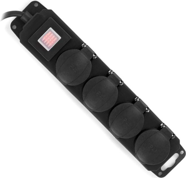 Сетевой фильтр Buro 400MDP-3-B (3м, черный)
