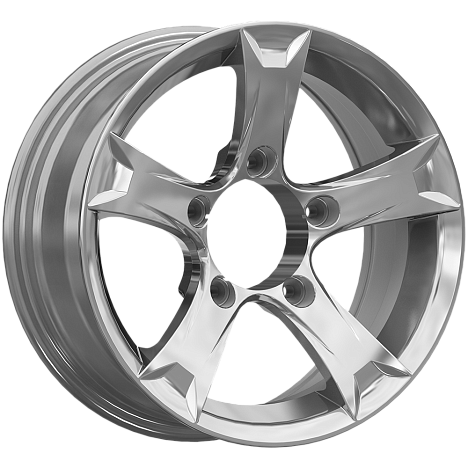 Литой диск K&K Триал 15x6.5" 5x139.7мм DIA 98мм ET 30мм Дарк платинум